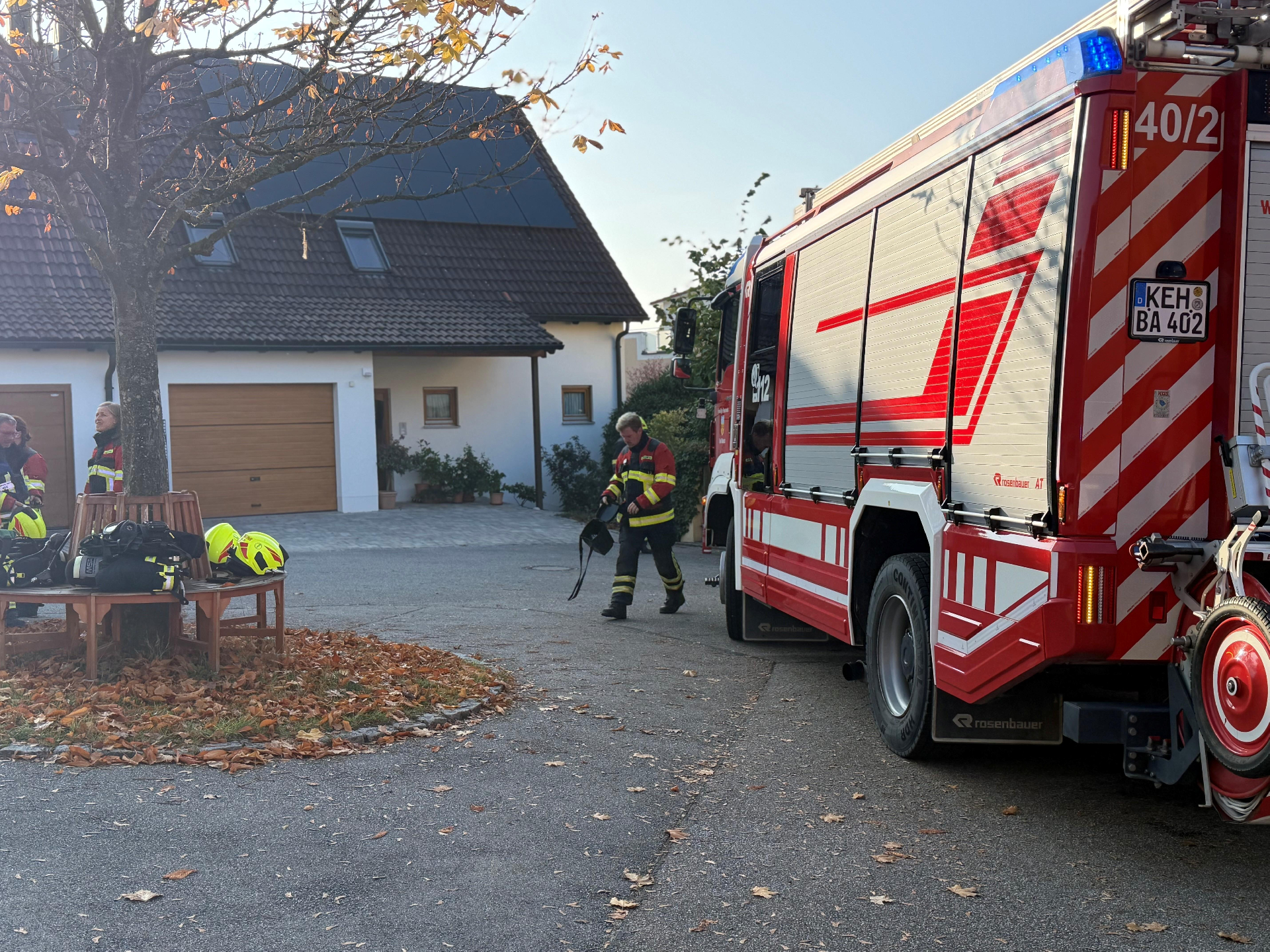 Einsatzfoto Gasaustritt im Gebäude